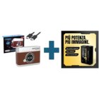 Patona Doppio Caricabatteria rapido con display + EN-EL15C Protect 2250mAh estetica Retro