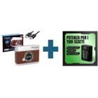 Patona Retro Doppio Caricabatteria rapido con display + NP-FZ100 Premium 7.2 V 2250 mAh estetica Retro