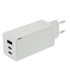 Patona Alimentatore Premium GaN PD65W nero 2xUSB-C 1xUSB-A PD3.0 QC3.0 bianco