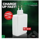 Patona Premium PD140W 3XUSB-C 1XUSB-A ADAPTER PD3.0 QC3.0 BIANCO