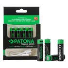 Patona Premium 4X AA Batterie Ricaricabili al Litio con porta USB-C 2000mAh 1.5V con cavo incluso