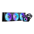 PHANTEKS Glacier One 420 D30 X2 Processore Raffreddatore di liquidi tutto in uno 14 cm Nero 2 pz
