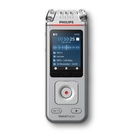 Philips Voice Tracer DVT4110/00 dittafono Flash card Cromo, Argento