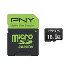 PNY 16GB MicroSDHC Performance 50MB/s con adattatore SD