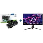 PNY NVIDIA GeForce RTX 5090 32GB EPIC-X Overclocked Triple Fan + ROG Swift OLED PG32UCDM 31.5" OLED 240Hz 4K 0,03ms HDR G-SYNC
