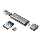PNY Lettore di schede SD e MicroSD USB-C (3.1 Gen 1) + Adattatore USB