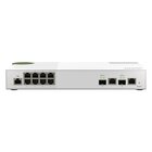 QNAP QSW-M2108-2C switch di rete Gestito L2 2.5G Ethernet (100/1000/2500) Grigio, Bianco