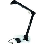 Quik Lok A/26 BK Asta Regolabile Broadcast compreso di cavo XLR da 5 metri