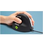 R-GO TOOLS ergonomico R-Go HE Break con software di pausa, grande (lunghezza della mano ≥ 185 mm), mancini, con cavo, nero