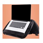 R-GO TOOLS R-Go Viva, in pelle pieno fiore, ergonomico con supporto per laptop integrato, prodotto sociale, nero