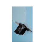 R-GO TOOLS Supporto per laptop R-Go Riser Flexible, ergonomico, regolabile e pieghevole, alluminio Hylite, nero