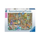 Ravensburger Midnight in the Library Puzzle di contorno 1000 pezzo(i)