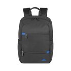 RIVACASE 8264 black zaino City backpack Nero Neoprene, Poliestere