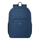 RIVACASE Gremio zaino City backpack Blu Poliestere, Polietilene tereftalato riciclato (rPET)