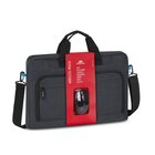 RIVACASE Regent 8058 43,9 cm (17.3") Borsa da corriere Nero, Ciano