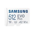 Samsung EVO Plus 512GB V30 MicroSDXC UHS-I Classe 10 V30 con Adattatore SD