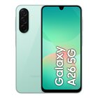 Samsung Galaxy A26 5G, Smartphone con Funzioni intelligenti, Display Super AMOLED 6.7”, 6GB RAM, 128GB, Batteria 5.000 mAh, memoria espandibile, Mint