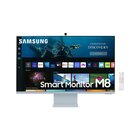 Samsung Smart Serie M8 32" 4K Ultra HD 4ms Blu, Bianco
