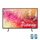 Samsung UE43DU7170UXZT TV Crystal UHD 4K 43” Smart TV Wi-Fi Black 2024 Processore Crystal 4K 4K Upscaling Slim Look Design OTS Lite