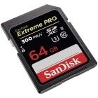 SanDisk 64GB Extreme PRO SDHC 300MB UHS-II SDSDXPK-064G-GN4IN