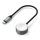 Satechi ST-QCAWM Caricabatterie per dispositivi mobili Orologio intelligente Bianco, Grigio USB Carica wireless Interno