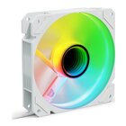 Sharkoon SHARK Mirror RGB PWM REVERSE Case per computer Ventilatore 12 cm Bianco 1 pz