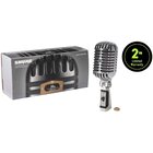 Shure 55sh Serie II Iconic Unidyne Dynamic Vocal Microfono, Mic classico e vintage con modello polare direzionale cardioide per spettacoli dal vivo
