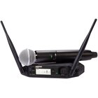 Shure GLXD24+/SM58 Microfono wireless digitale professionale per chiesa, karaoke, voci, durata batteria 12 ore