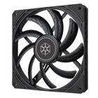 Silverstone SST-AS140B sistema di raffreddamento per computer Case per computer Ventilatore 14 cm Nero 1 pz