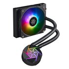 Silverstone VIDA 120 SLIM Case per computer Kit di raffreddamento a liquido 12 cm Nero 1 pz