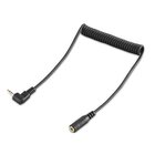 SmallRig Cavo di prolunga LANC a spirale da maschio a femmina da 2,5 mm