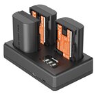 SmallRig Kit batteria e caricabatterie triplo per Canon LP-E6NH