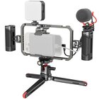 SmallRig Kit Video All in One per smartphone con gabbia, mini treppiede, LED e microfono
