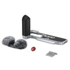 SmallRig Piastra di montaggio a L con impugnatura in silicone per FUJIFILM X-M5 Silver