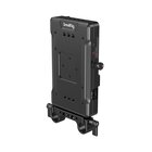SmallRig Piastra di montaggio della batteria V-Mount avanzato con doppio morsetto per asta da 15mm