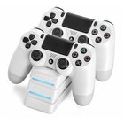 Snakebyte Twin:Charge Stazione di ricarica per controller PS4 Bianco
