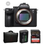 Sony Alpha 7 III Body + Borsa Magnum 40 + NP-FZ100 Premium + SD Extreme Pro 64GB XC V30