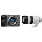 Sony FX30 Cinema Camera Body + FE 70-200mm f/2.8 GM OSS II Premium G Master Series Telephoto Zoom Lens