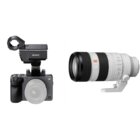 Sony FX30 Cinema Camera Kit Impugnatura XLR + FE 70-200mm f/2.8 GM OSS II Premium G Master Series Telephoto Zoom Lens