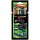 STABILO GREENcolors - ARTYLine - Astuccio da 12 pastelli colorati