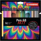STABILO Pen 68 ARTY Marcatore Medio Multicolore 24 pz
