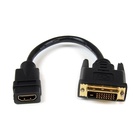 STARTECH Adattatore cavo video HDMI a DVI-D da 20 cm - HDMI femmina a DVI maschio