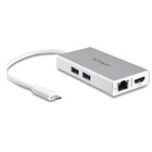 STARTECH Adattatore USB-C 4K HDMI USB 3.0 Bianco e Argento