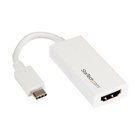 STARTECH Adattatore video USB-C a HDMI - M/F - Ultra HD 4K - Bianco