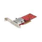 STARTECH Adattatore X8 per due unit&agrave; SSD PCIe M.2 - PCIe 3.0