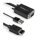 STARTECH Cavo adattatore convertitore da VGA a HDMI da 2 m - Alimentazione USB - 1080p