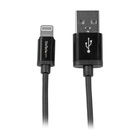 STARTECH Cavo connettore lightning a 8 pin Apple nero a USB da 1m per iPhone / iPod / iPad