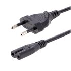STARTECH Cavo di Alimentazione CA da 2m, Spina EuroPlug a C7, 2.5A-250V, 18AWG, Cavo Elettrico di Ricambio con spina italiana per Notebook / Stampanti/Monitor/Laptop, Cavo alimentazione bipolare