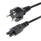 STARTECH Cavo di Alimentazione CA da 3m, da Spina Schuko a C5 2.5A-250V, 18AWG, Cavo Elettrico di Ricambio per Alimentatori di Notebook, Monitor e Stampanti, Cavo di Alimentazione a Trifoglio