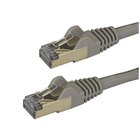STARTECH Cavo di Rete Ethernet Cat6a - Cavo Schermato STP da 1m - Grigio